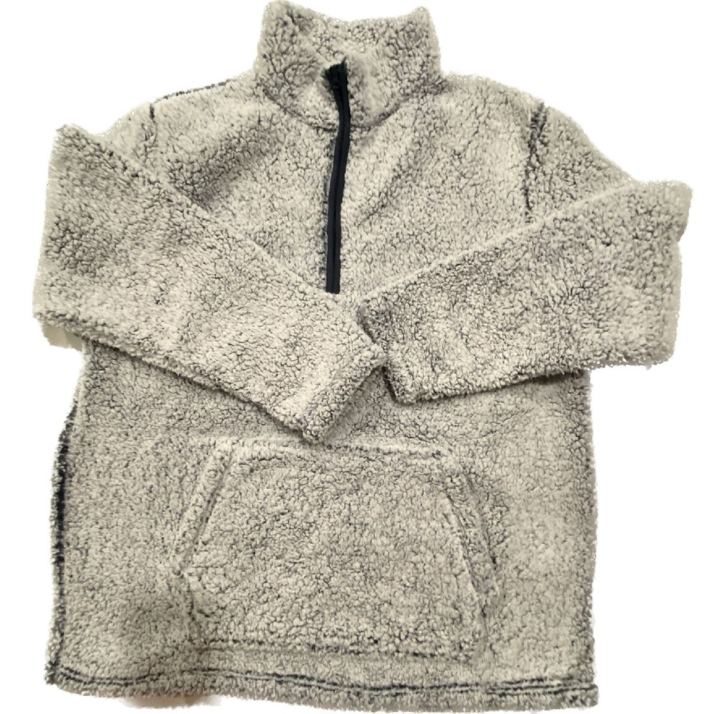 Royal Class Grey Fleece Pullover, 100% polyester, size Extra Large